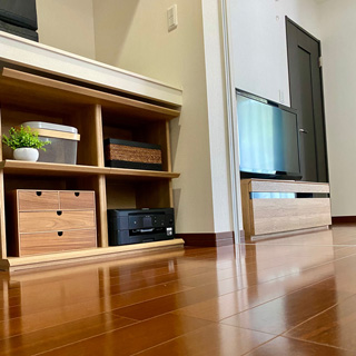 テレビ台 幅150cm 高さ37cm ナチュラルブラウン 65V型対応 TVボード